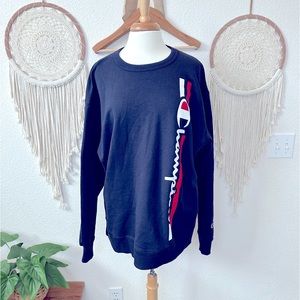 Champion blue spellout men’s pullover sweatshirt XL